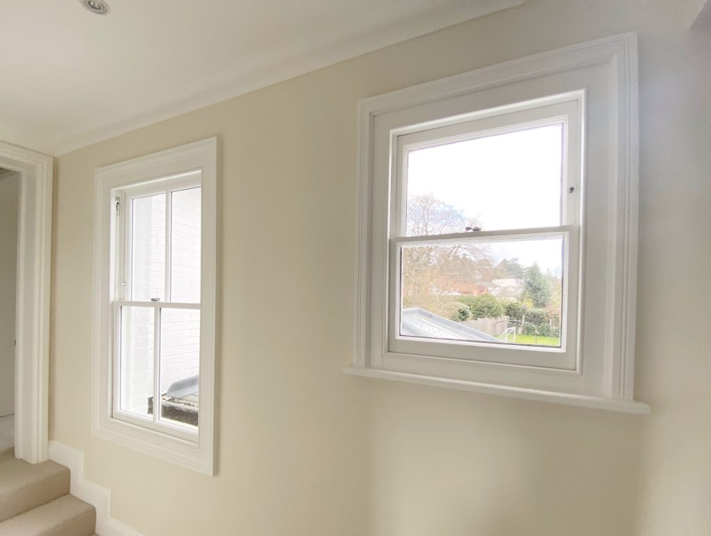 interior square and portrait windows